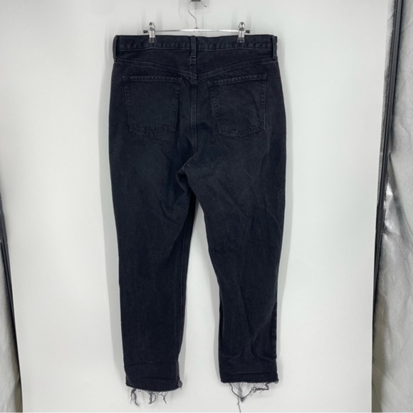 Old Navy Extra‎ High-Waisted Sky-Hi Straight Raw-Hem Jeans size 16 tall - Picture 4 of 10